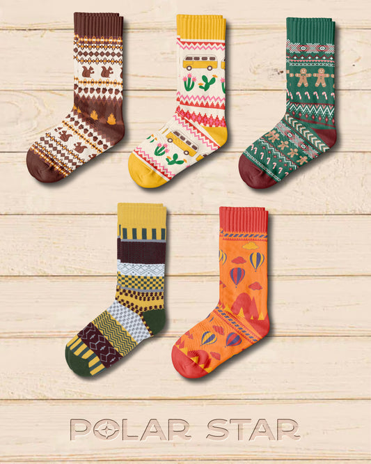 Pack 5x Chaussettes (Voyage d'Automne)